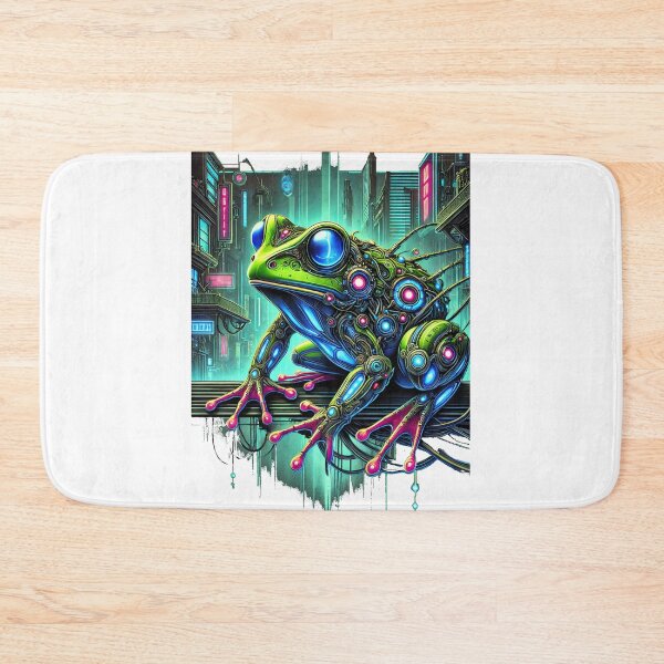 Item preview, Cybernetic Neon Frog designed and sold by Mjonkey.