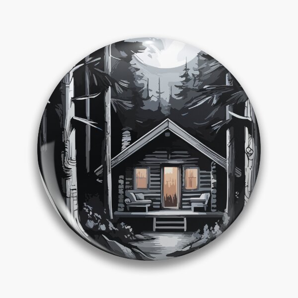 Item preview, Whimsical Forest House Moonlit in the Forest  designed and sold by hussain-dz.