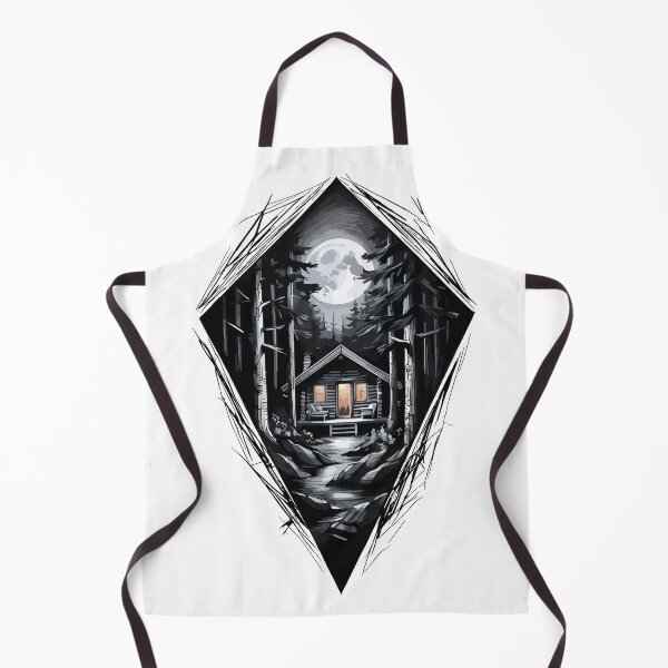 Item preview, Whimsical Forest House Moonlit in the Forest designed and sold by hussain-dz.