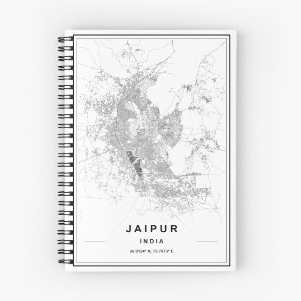 Item preview, Jaipur City Map designed and sold by SHAMPAIN-ART-CO.