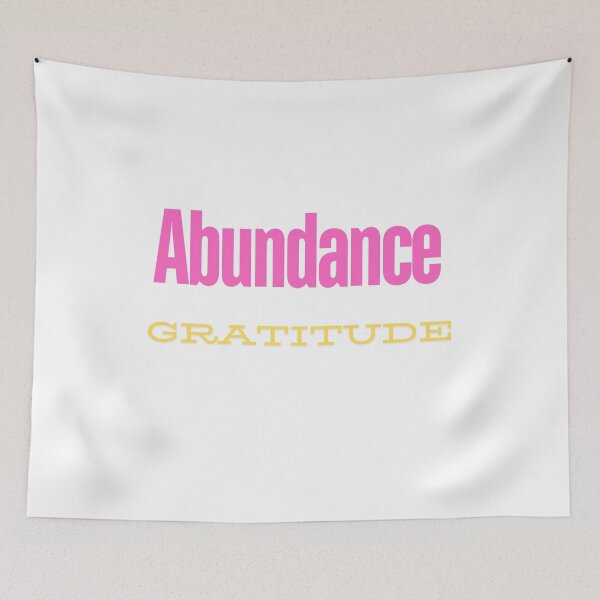 Item preview, Abundance and Gratitude designed and sold by Andykinoz.
