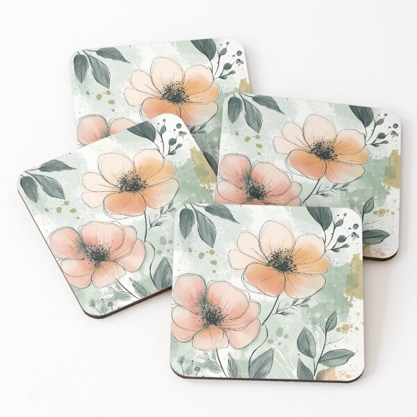Item preview, Artistic Watercolor Blossoms designed and sold by Suzana Djordjevic.