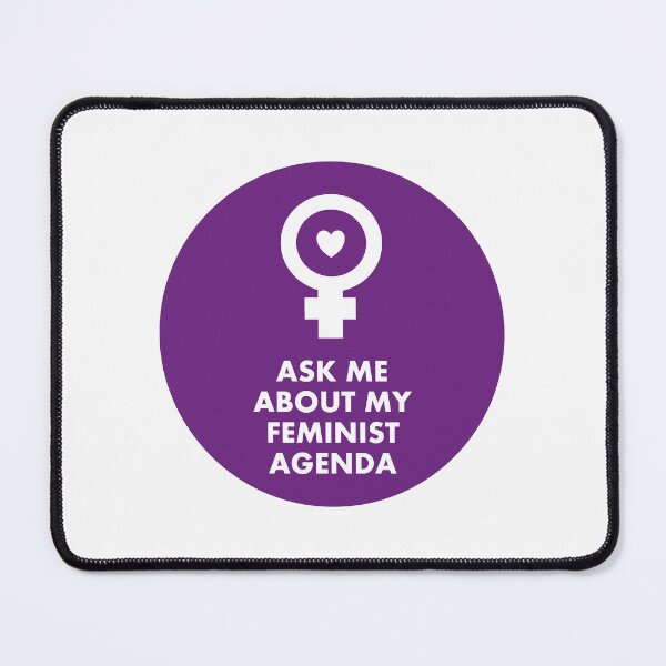 Item preview, Ask me about my feminist agenda designed and sold by Inspirationmotivation.