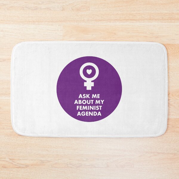 Item preview, Ask me about my feminist agenda designed and sold by Inspirationmotivation.