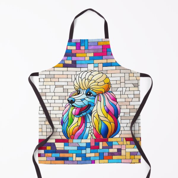 Item preview, Poodle - Colorful Mosaic art designed and sold by k9printart.