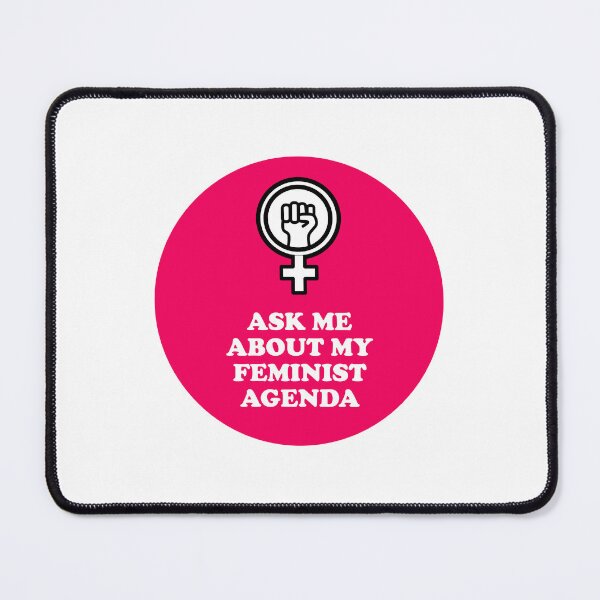 Item preview, Ask me about my feminist agenda designed and sold by Inspirationmotivation.