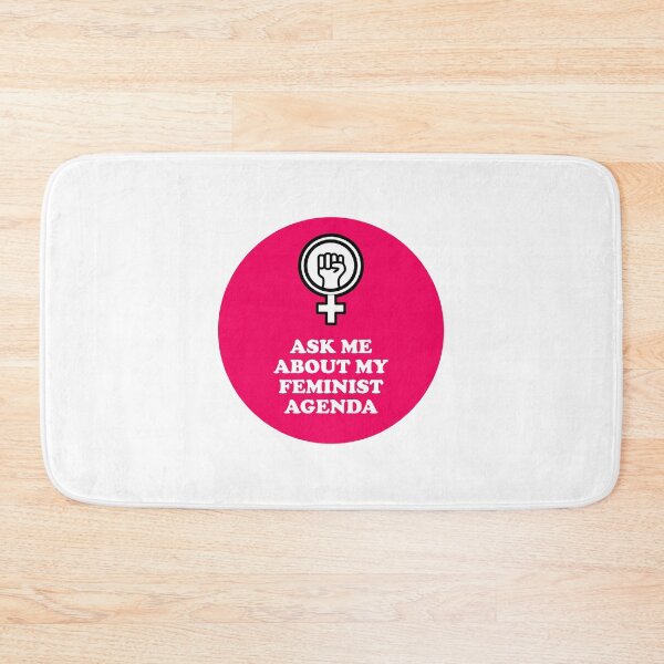Item preview, Ask me about my feminist agenda designed and sold by Inspirationmotivation.