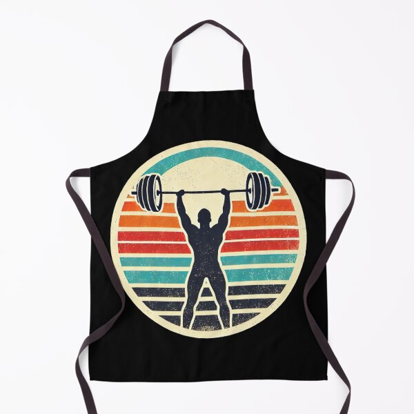 Item preview, Vintage Bodybuilder Lifting at Sunset designed and sold by Blink Art Studio.