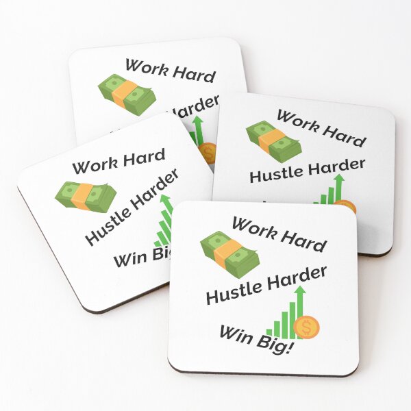 Item preview, Work Hard, Win Big! designed and sold by EverythingVault.