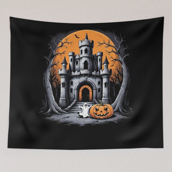 Item preview, Halloween Ghost Castle designed and sold by ecolatur.