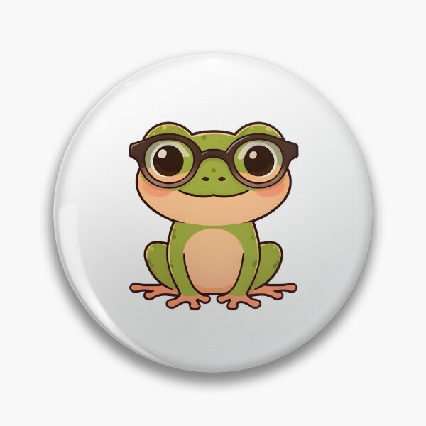 Item preview, A Cute Nerdy Frog designed and sold by DWorriBHappi.