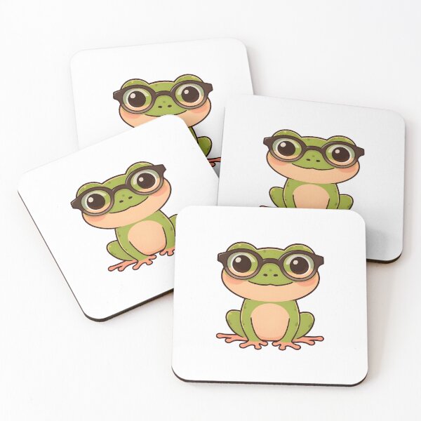 Item preview, A Cute Nerdy Frog designed and sold by DWorriBHappi.