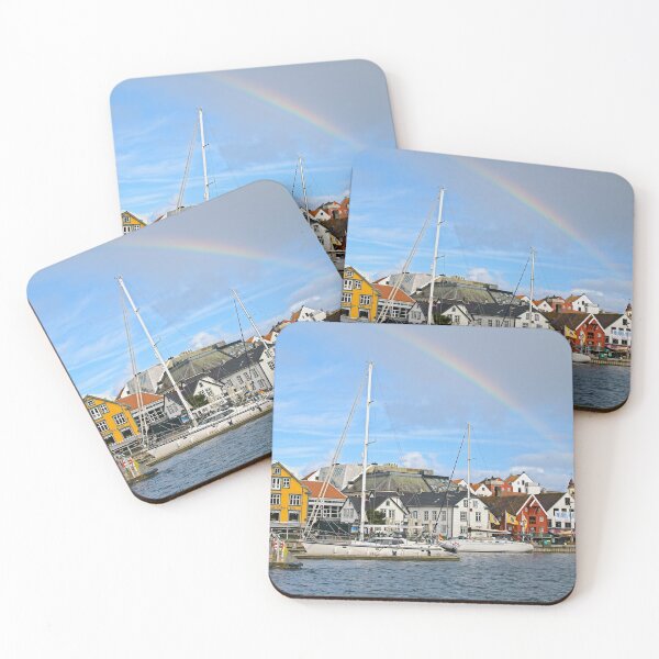 Item preview, Stavanger Harbour Rainbow Landscape Norway designed and sold by Martyn R Arnold Fine Art Nature & Landscape Photography.