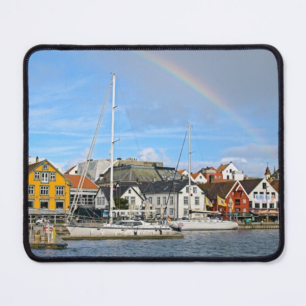 Item preview, Stavanger Harbour Rainbow Landscape Norway designed and sold by Martyn R Arnold Fine Art Nature & Landscape Photography.