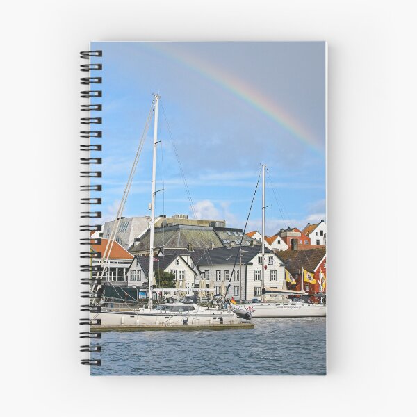 Item preview, Stavanger Harbour Rainbow Landscape Norway designed and sold by Martyn R Arnold Fine Art Nature & Landscape Photography.