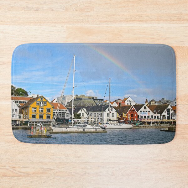 Item preview, Stavanger Harbour Rainbow Landscape Norway designed and sold by Martyn R Arnold Fine Art Nature & Landscape Photography.