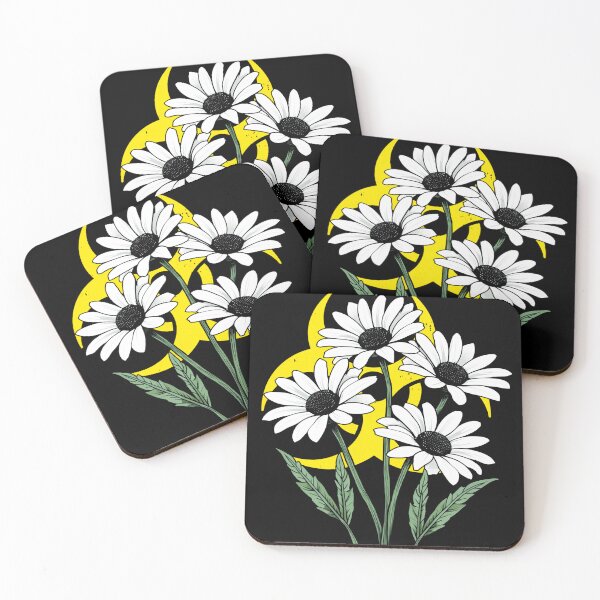 Item preview, Daisy flowers with a biohazard symbol designed and sold by Mosaic-97.