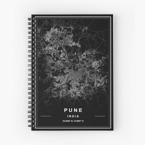 Item preview, Pune City Map designed and sold by SHAMPAIN-ART-CO.