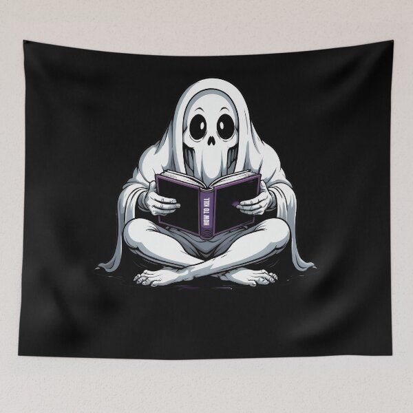 Item preview, Ghost Reading Book : Halloween designed and sold by ecolatur.