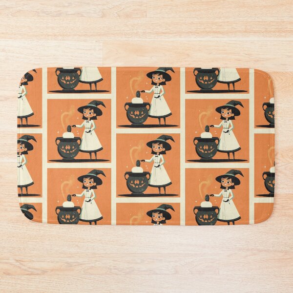 Item preview, Cute witch stirring a cauldron with a smile. designed and sold by MystiS.