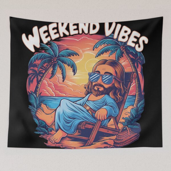 Item preview, jesus weekend vibes designed and sold by JMMR.