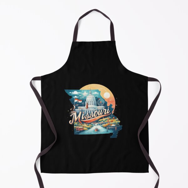 Item preview, Missouri retro travel map of United States designed and sold by CleanDecor.