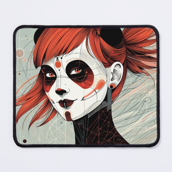 Item preview, The redhead japanese panda kemonomimi designed and sold by yearmoe.