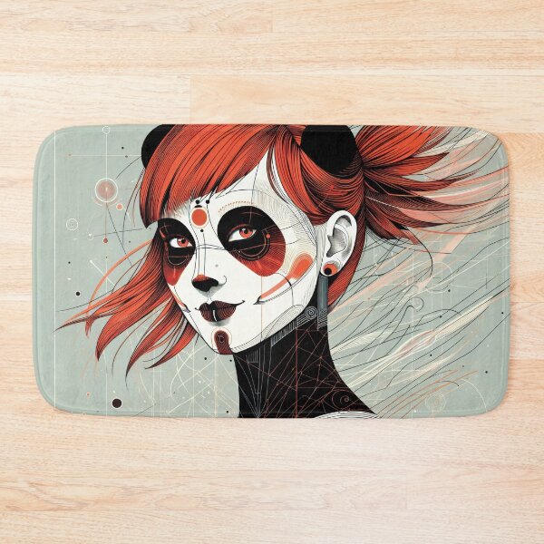 Item preview, The redhead japanese panda kemonomimi designed and sold by yearmoe.