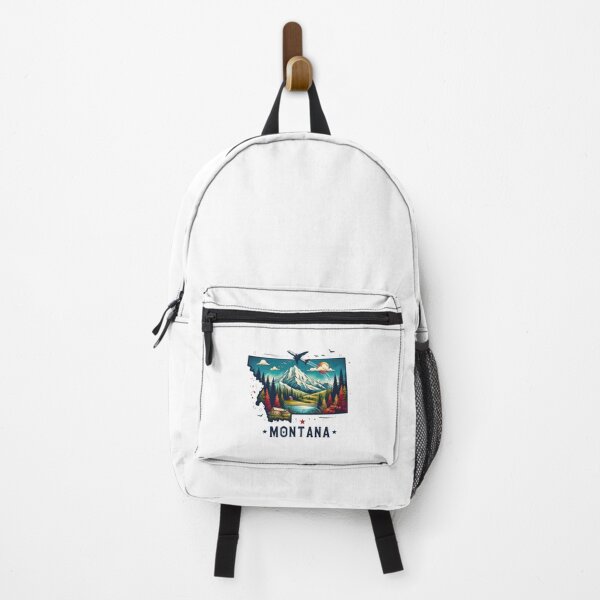 Item preview, Montana retro travel map of United States designed and sold by CleanDecor.