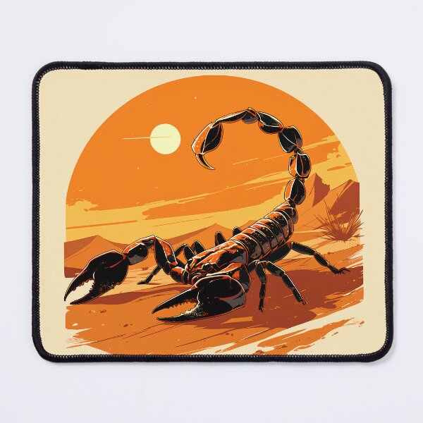 Item preview, Minimalist Scorpion in the Desert Illustration designed and sold by Windy-market.
