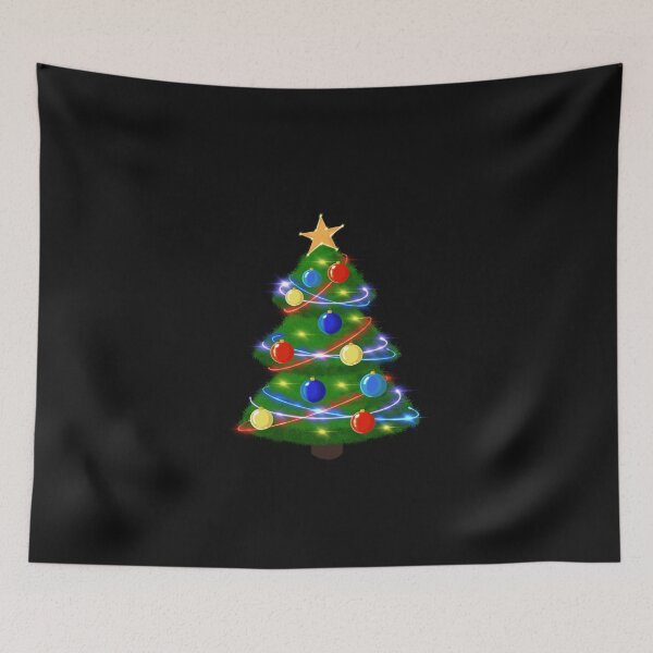 Item preview, Festive Christmas Tree Glow designed and sold by YarkaYa.