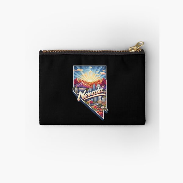 Item preview, Nevada retro travel map of United States designed and sold by CleanDecor.