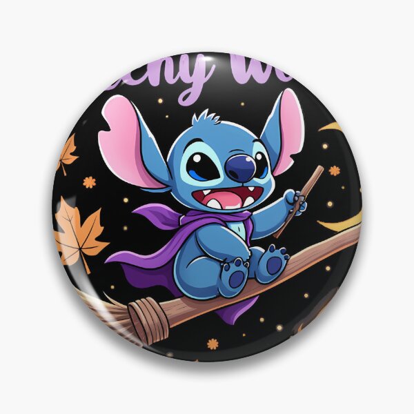 Item preview, Halloween Stitch Witchy Wonders A Funny Halloween Illustration designed and sold by TheInkyOwl-TIO.