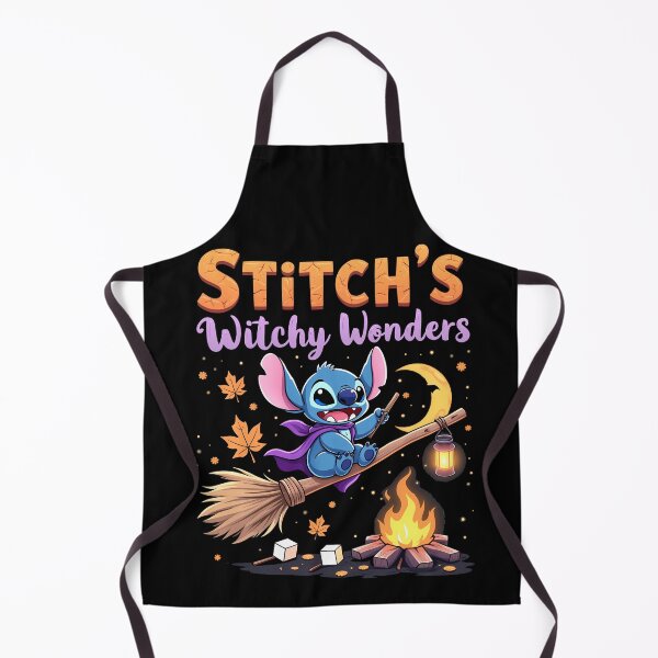 Item preview, Halloween Stitch Witchy Wonders A Funny Halloween Illustration designed and sold by TheInkyOwl-TIO.