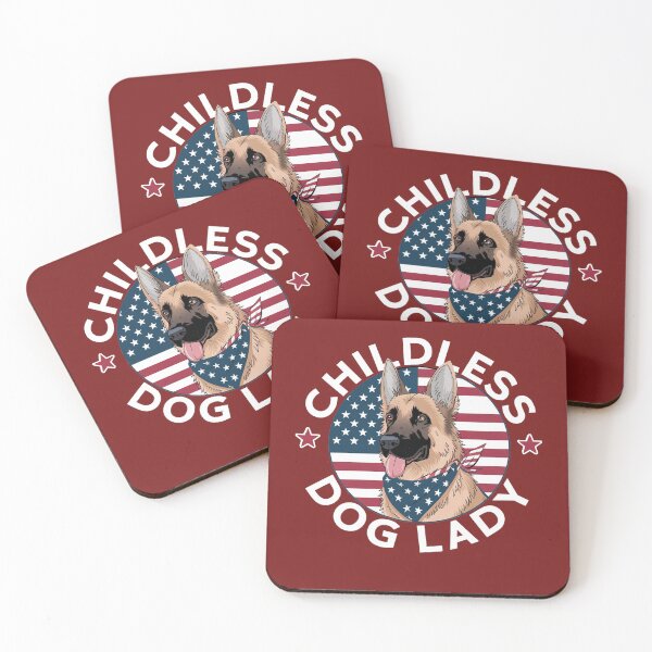 Item preview, Childless Dog Lady Bandana Political designed and sold by Cute & Sassy Custom Gifting Boutiques.