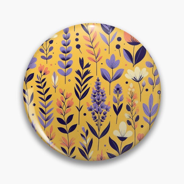 Artikelvorschau, Elegantes Lavendel- und Blumenmuster entworfen und verkauft von Silbays.