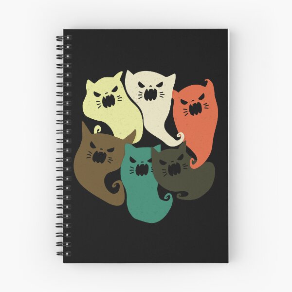 Item preview, Hissing Ghost Cats designed and sold by wildjellybeans.