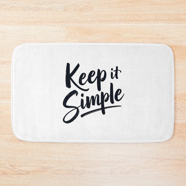 Item preview, keep it simple designed and sold by Ismartista.