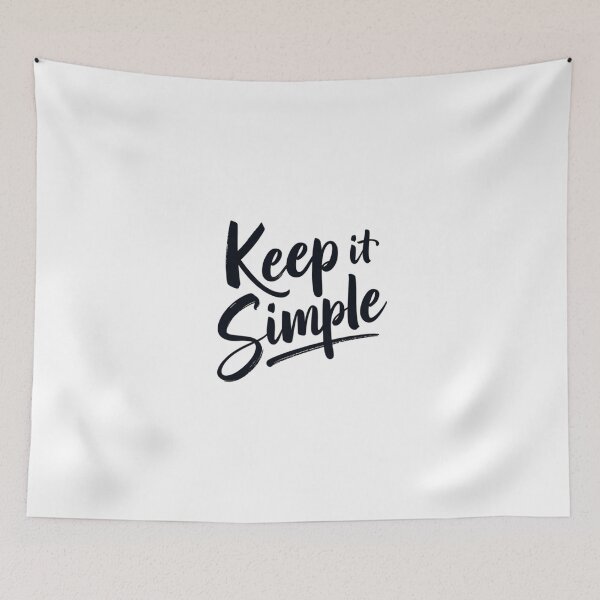 Item preview, keep it simple designed and sold by Ismartista.