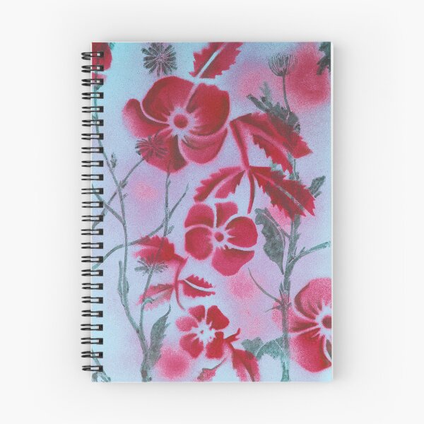Aperçu de l'œuvre Sérénité florale cramoisie créée et vendue par VariARTyPrints.