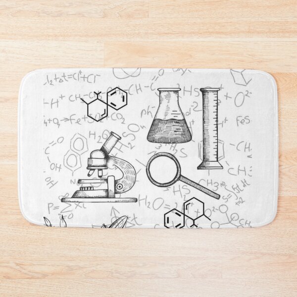 Item preview, Study of chemistry and physics with calculations, microscope, container and magnifying glass designed and sold by koringaFTS.