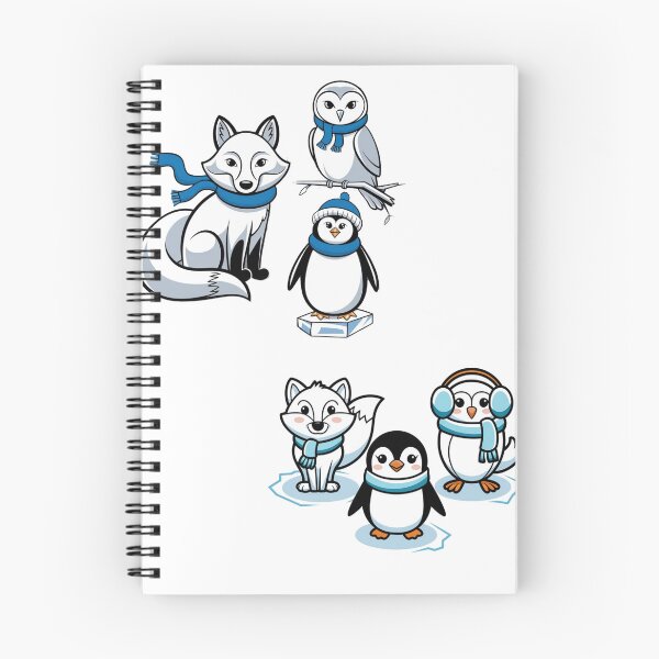 Item preview,  Arctic Friends Sticker Pack - Cute Animals in Winter Wonderland designed and sold by pr1me-shop.