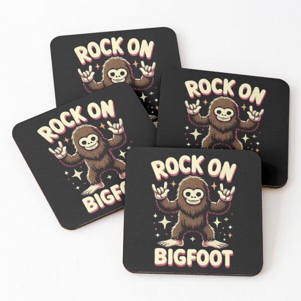 Item preview, Bigfoot Rock On designed and sold by Emegan Print Art.