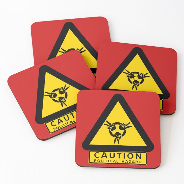 Item preview, Cautious political hazard designed and sold by ALF2023.