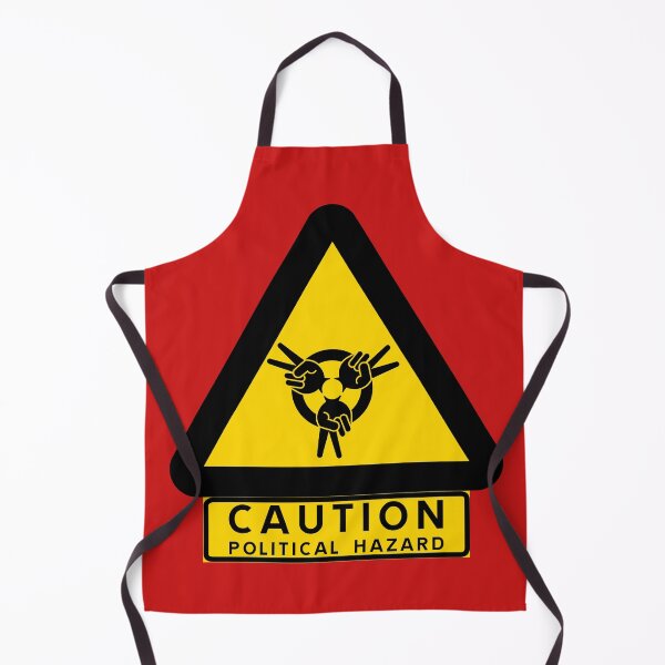 Item preview, Cautious political hazard designed and sold by ALF2023.