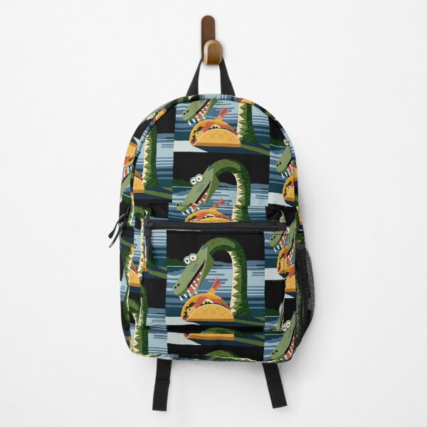Item preview, Funny Loch Ness Monster eating Fish Taco designed and sold by Nature's Fancy.