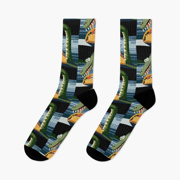 Item preview,  Funny Loch Ness Monster eating Fish Taco designed and sold by Nature's Fancy.
