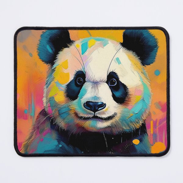 Item preview, Panda Dreams: Abstract Art Fusion designed and sold by CharlieMakes.
