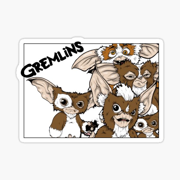 My version of the Magwai from Gremlins Sticker