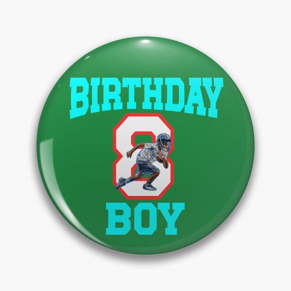 Item preview,  8 year old football boy 8th birthday designed and sold by giftfromheart.